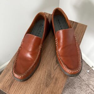 Sperry Men's Sz 11.5M Shoes Loafers Brown Leather Slip-On STS10134 EUC